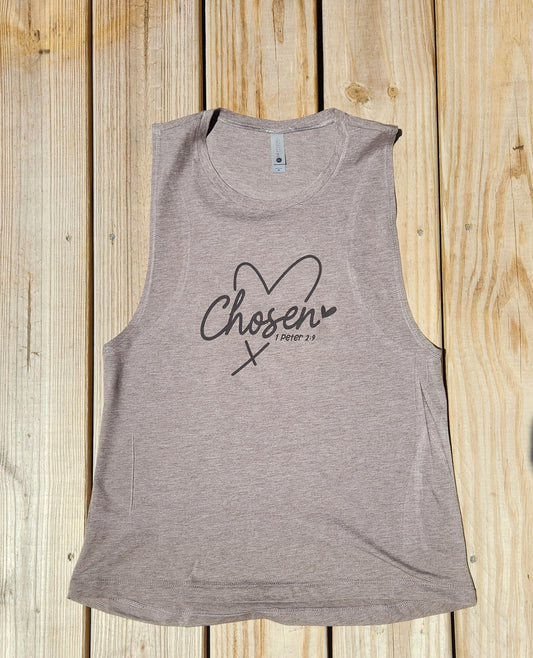 Chosen Ladie's Muscle Shirt - Pre-Order