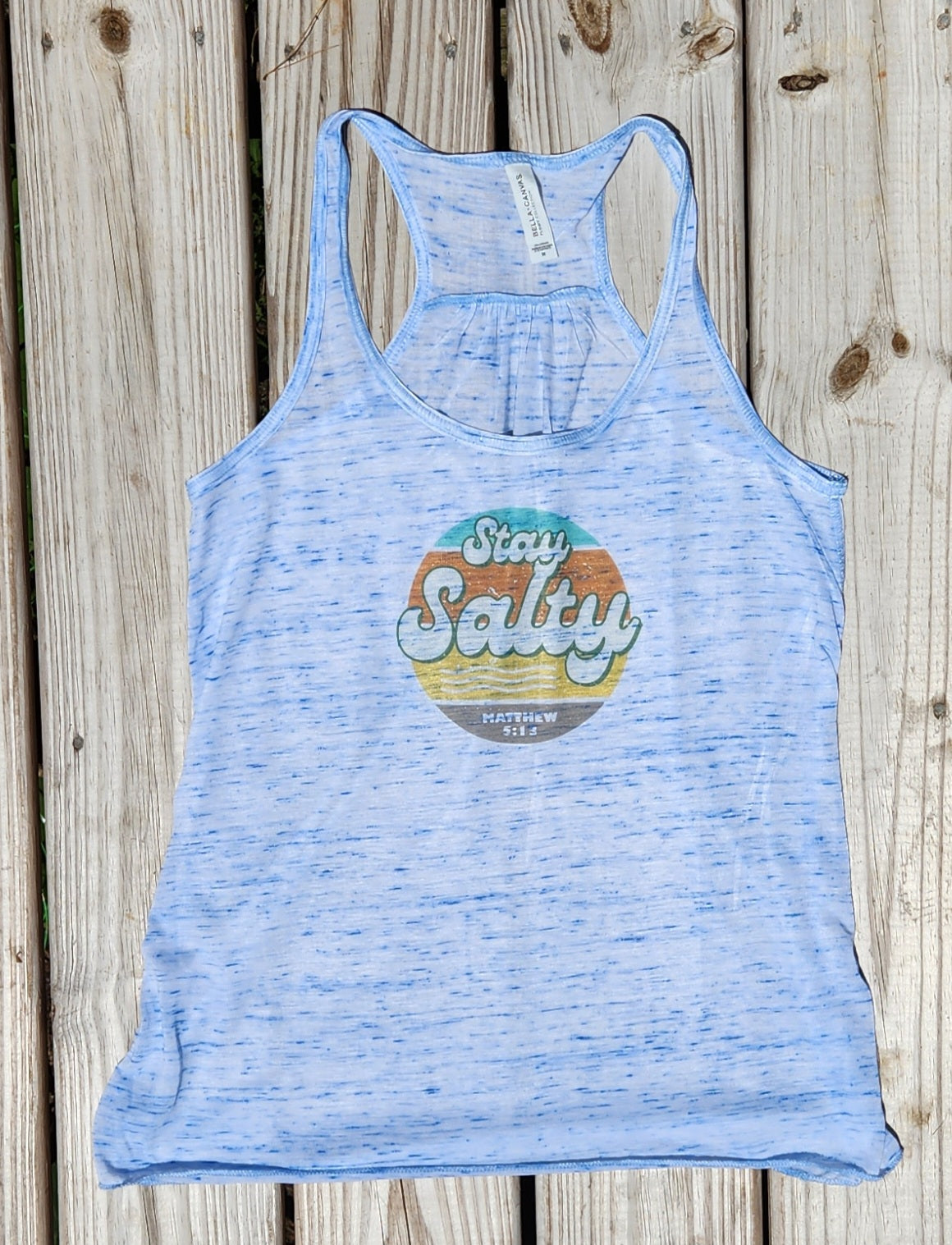 Stay Salty Flowy Racerback Tank - Pre-Order