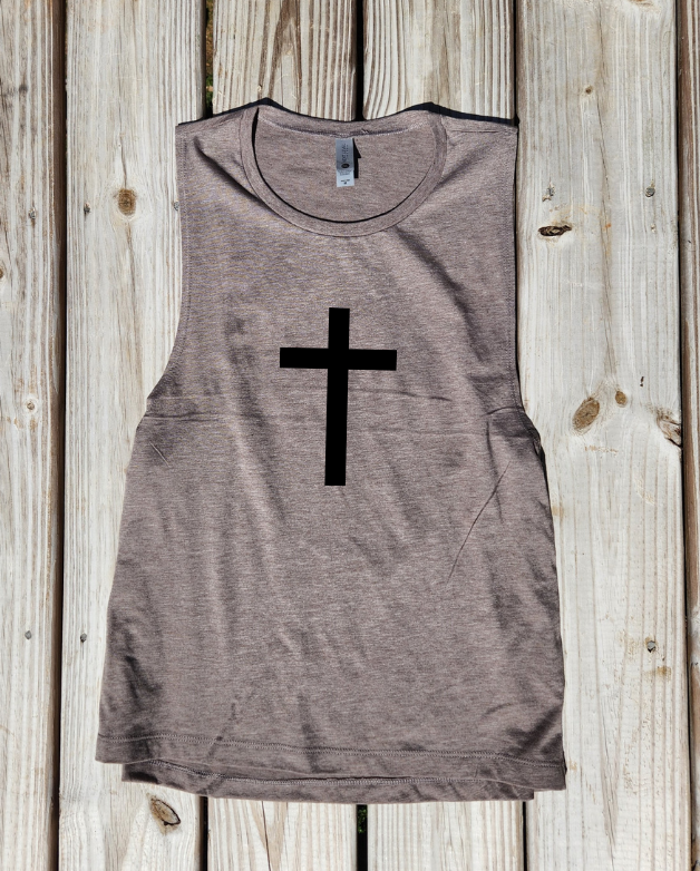 Solid Cross Ladies Muscle Tank - Pre-Order