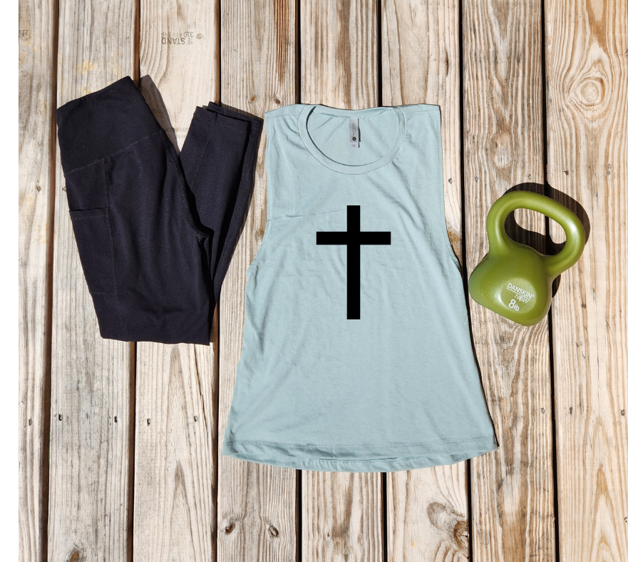 Solid Cross Ladies Muscle Tank - Pre-Order