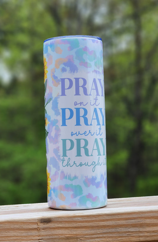 Prayer and Sunflowers 20oz Tumbler - Pre-Order