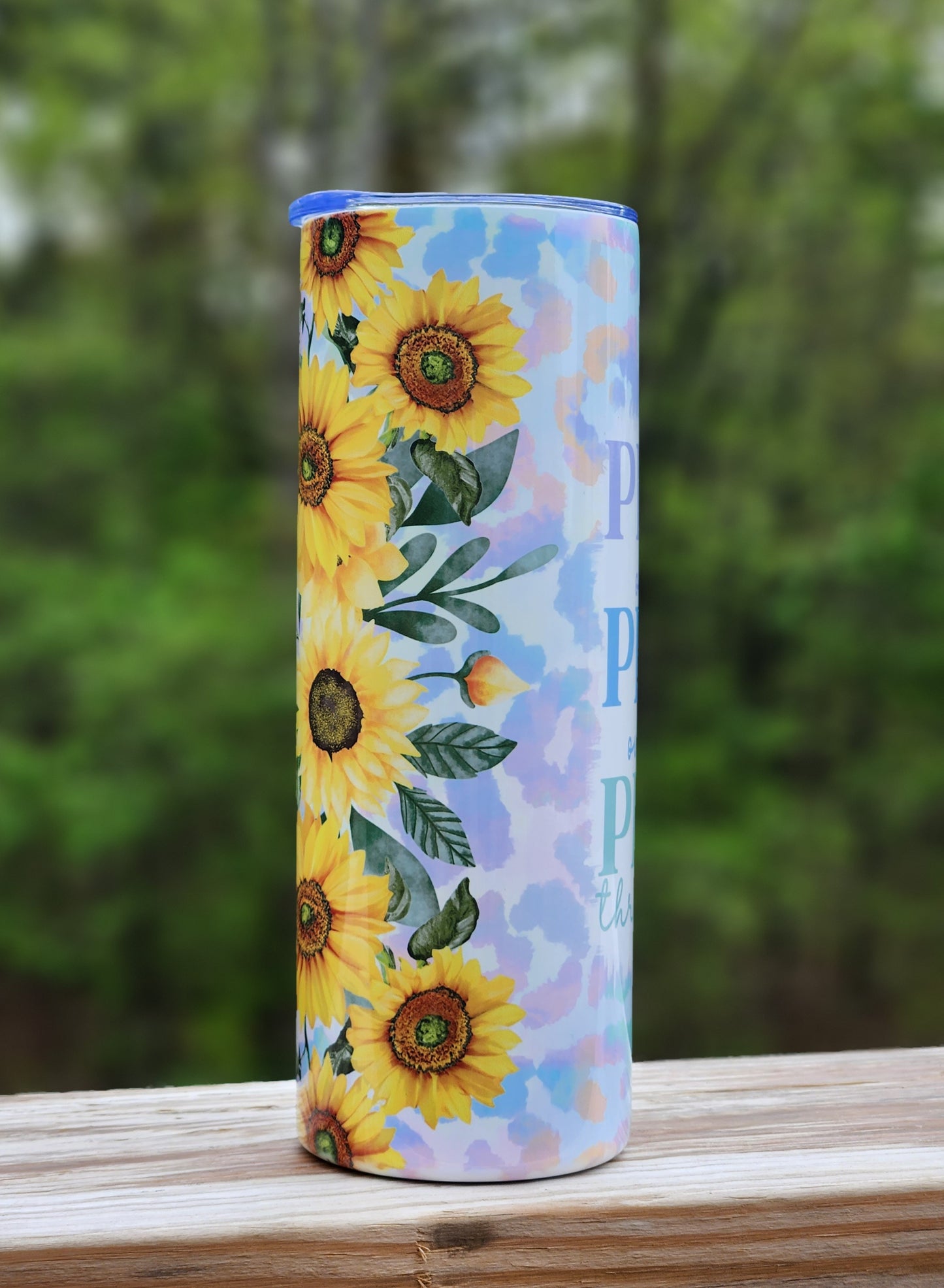 Prayer and Sunflowers 20oz Tumbler - Pre-Order