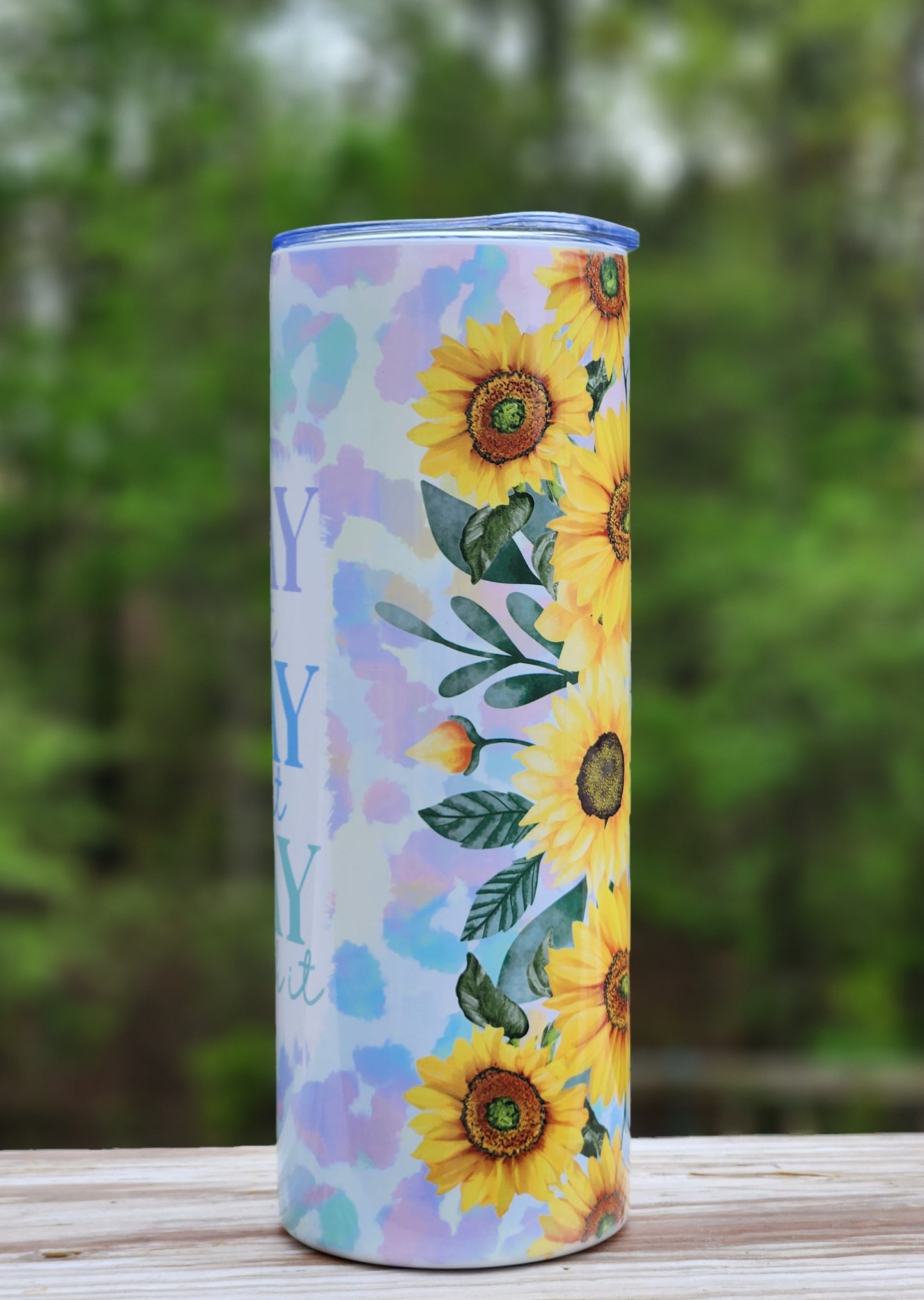 Prayer and Sunflowers 20oz Tumbler - Pre-Order