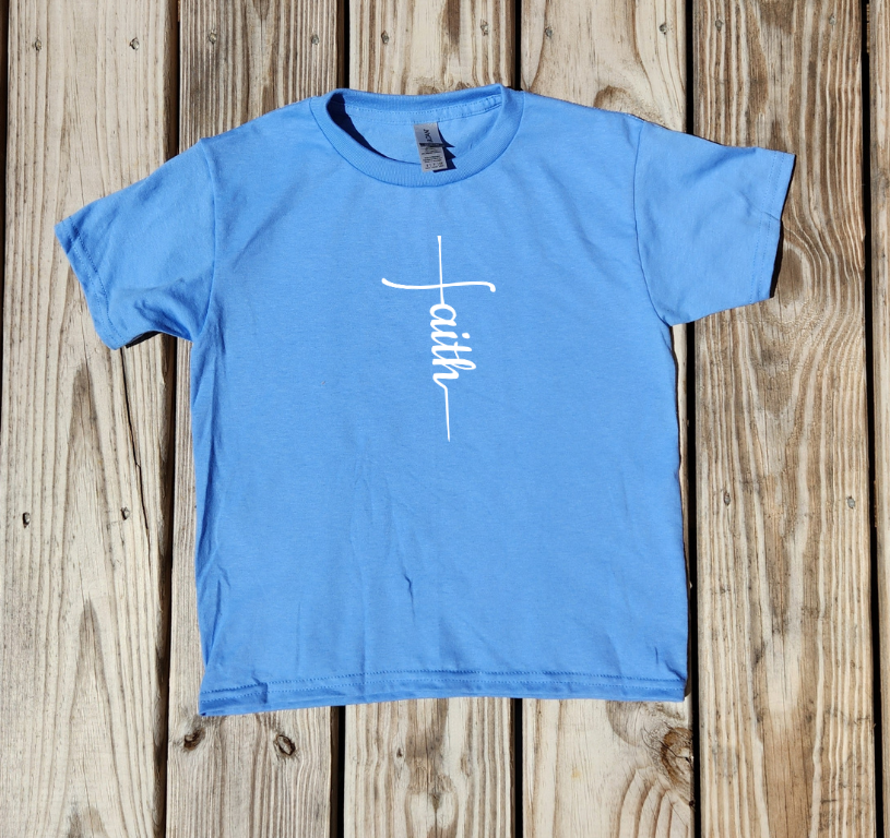 A Little Faith - Cross Youth T-Shirt - Pre-Order