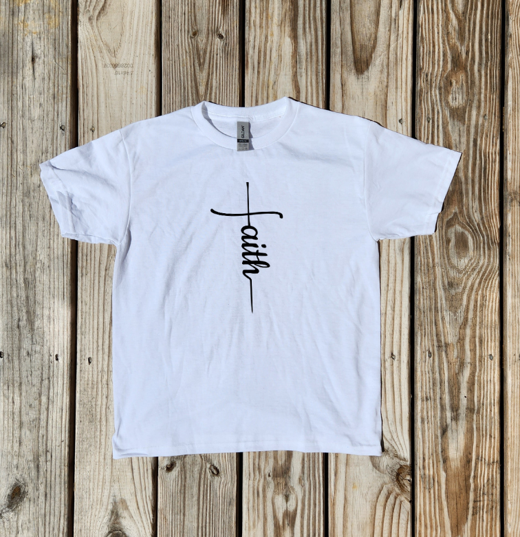 A Little Faith - Cross Youth T-Shirt - Pre-Order